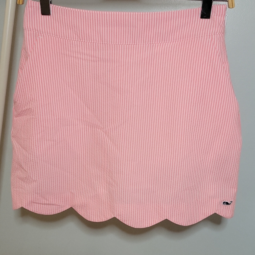 Vineyard Vines Women's Pink Striped Mini Skorts Sz XS